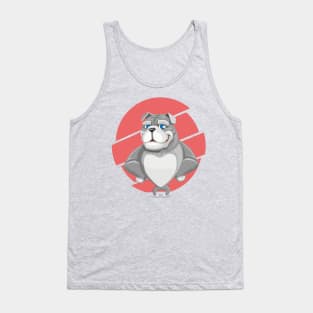 bull dog Tank Top